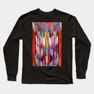 STAINED GLASS MULTI-COLOURED DISPLAY Long Sleeve T-Shirt